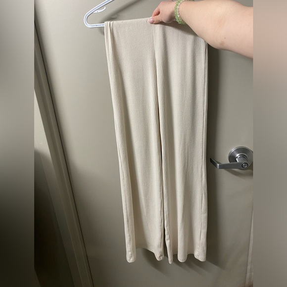 White Flared Sleep Rib Pant Extra Small (Garage) - Picture 3 of 3